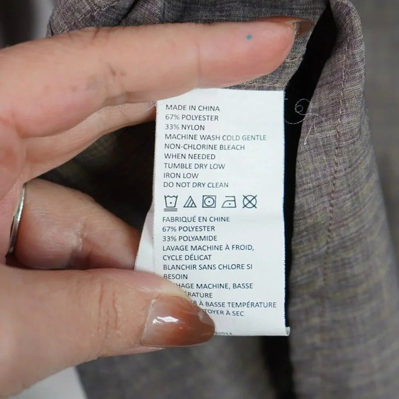 Prana Shirt Mens Small Hiking Button Up Ascension Roll Tab Sleeves Performance - Picture 7 of 10